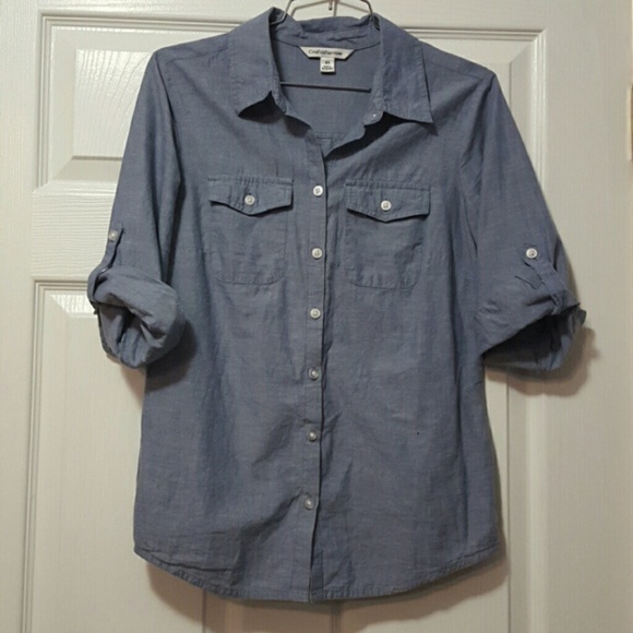 croft & barrow Tops - 🔥🔥 Chambray shirt blouse XS